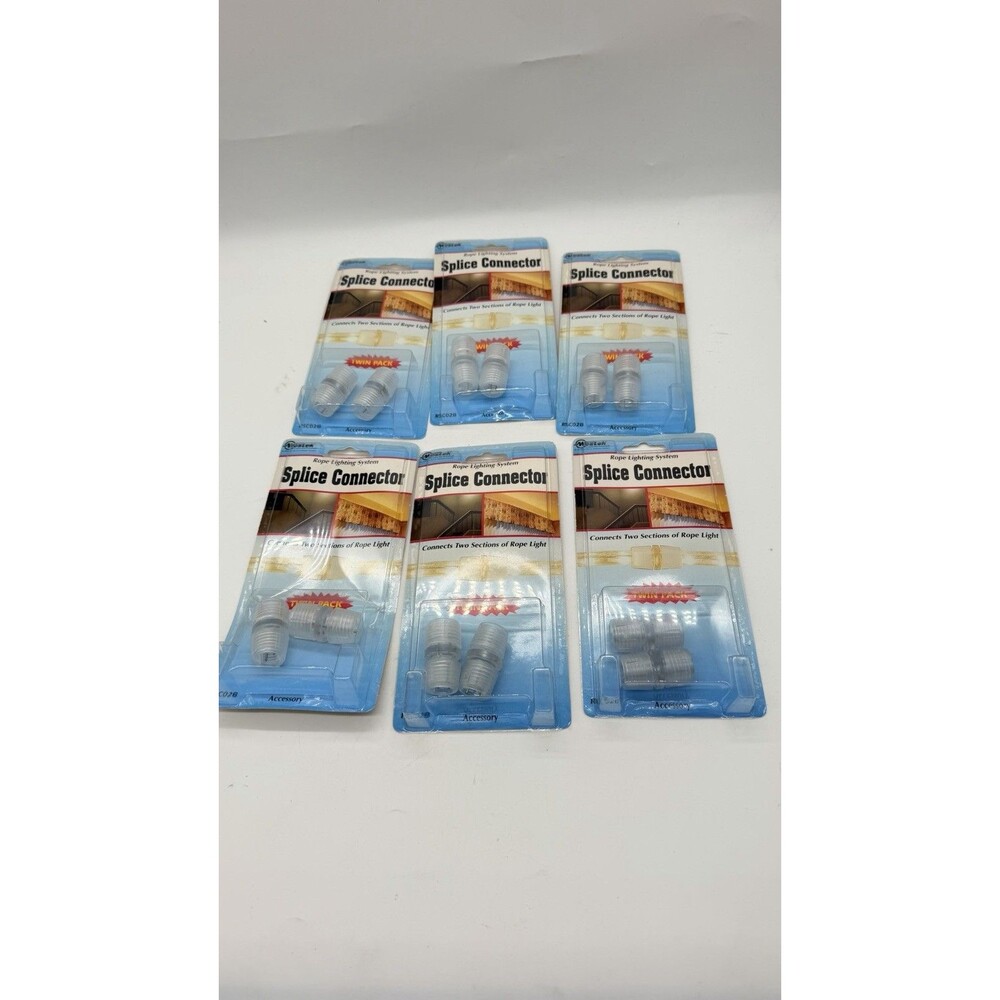 6 AmerTac Electric Rope Light Accessories T Pieces & Splice Connectors New